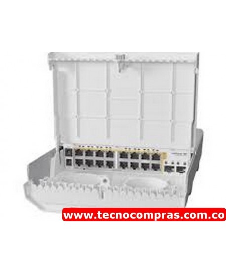 Switchs MIKROTIK CRS318 16P 2S OUT Mikrotik NetPower 16P Modelo CRS318