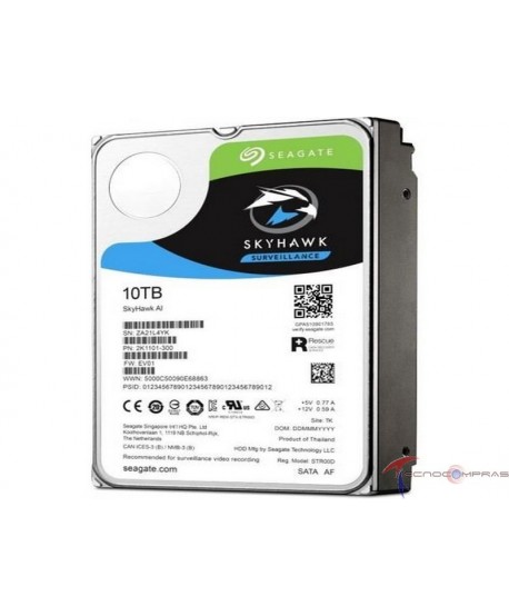 SkyHawk Seagate ST10000VE0008 SkyHawk AI de 10 TB 10 TB SATA de 6 Gb/s ...