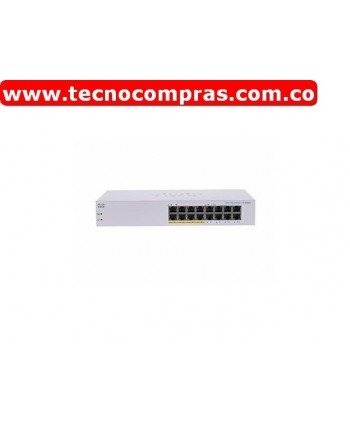 Swtich Cisco Sb cbs110-16pp-na cbs110 unmanaged 16-port ge partial poe - 1