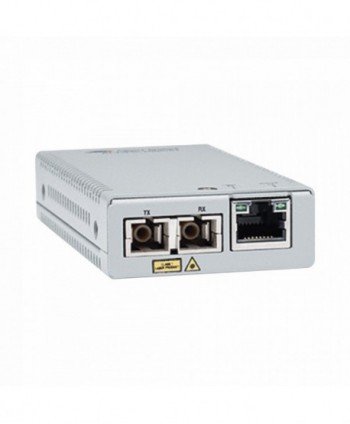 Convertidor de medios Allied Telesis AT-MMC200 ST-90 Convertidor de medios fast ethernet a fibra oacute ptica conector ST multi 