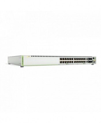 Switch Allied Telesis AT-X510L-28GP-10 Switch PoE Capa 3 24 puertos 10 100 1000 Mbps 4 puertos SFP 10 G 185 W fuente de aliment 