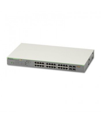 Switch Allied Telesis AT-GS950 28PS-10 Switch PoE Gigabit WebSmart de 24 puertos 10 100 1000 Mbps 4 puertos SFP Gigabit 185 W - 