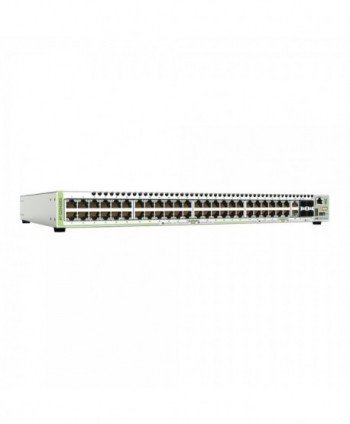 Switch Allied Telesis AT-GS948MX-10 Switch Stackeable Capa 3 48 puertos 10 100 1000Mbps 2 puertos SFP Combo 2 puertos SFP 10G S 