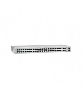 Switch Allied Telesis AT-FS750 52-10 Switch WebSmart de 48 puertos 10 100 Mbps 2 puertos 10 100 1000 Mbps 2 SFP Gigabit Combo - 