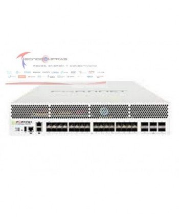 Firewall FORTINET FG-3600E-DC FortiGate 3600E DC 6x 100 GE QSFP28 Ranuras y 32x 25 GE SFP28 Slots incluidos puertos 30x puertos 