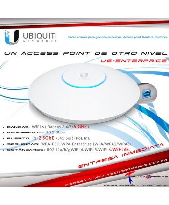 Access point Ubiquiti U6-ENTERPRICE Wifi6e - 1